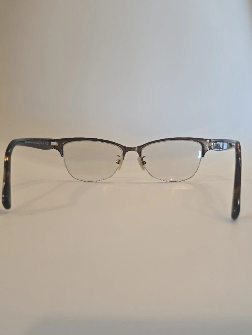 Coach Womens Semi-Rimless Optical Glasses in Purple and Tortoiseshell